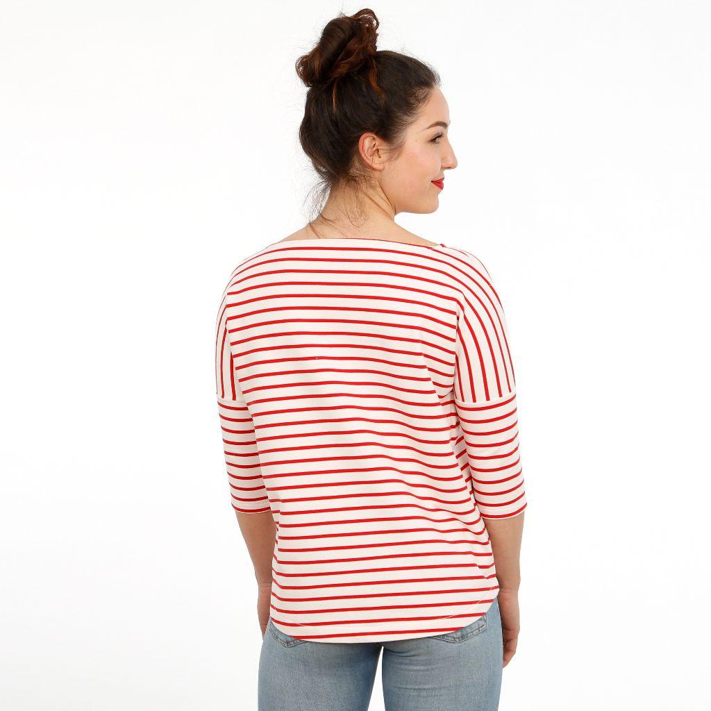 Papierschnittmuster Sommershirt Frau Karla XS-XXL